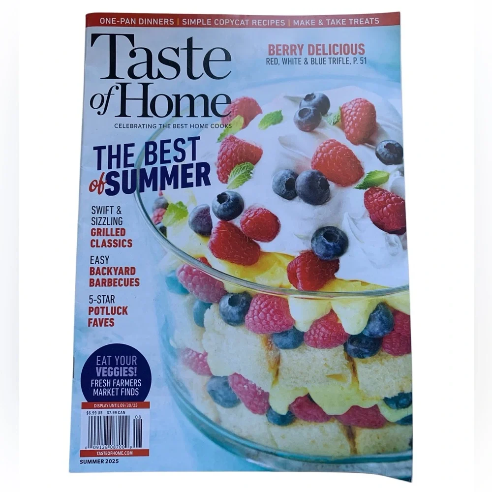 Taste of Home The Best of Summer Magazine Summer 2025 Recipes Grilled Classics